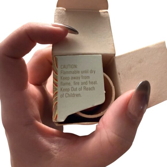 NIB Vintage Avon Christmas Candle Cologne | Green Glass Decanter w/ Box - Picture 3 of 6